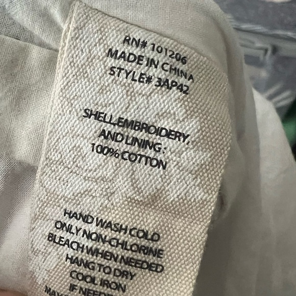 Soft Surroundings Lace Eyelet Lace Asymmetrical Layered Skirt XL Petite - Picture 7 of 7